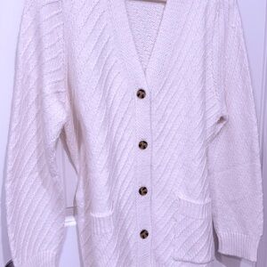 New York & Company Cozy Tie-Front Cardigan ✨🤍